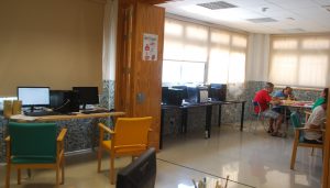 Imagen de la nueva aula polivante de informática en el Centro para la Autonomía Personal de Arguineguín