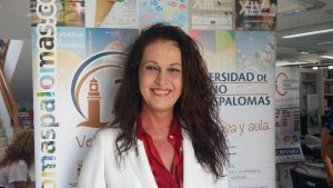 Carla Antonelli visitó el Campus de Maspalomas
