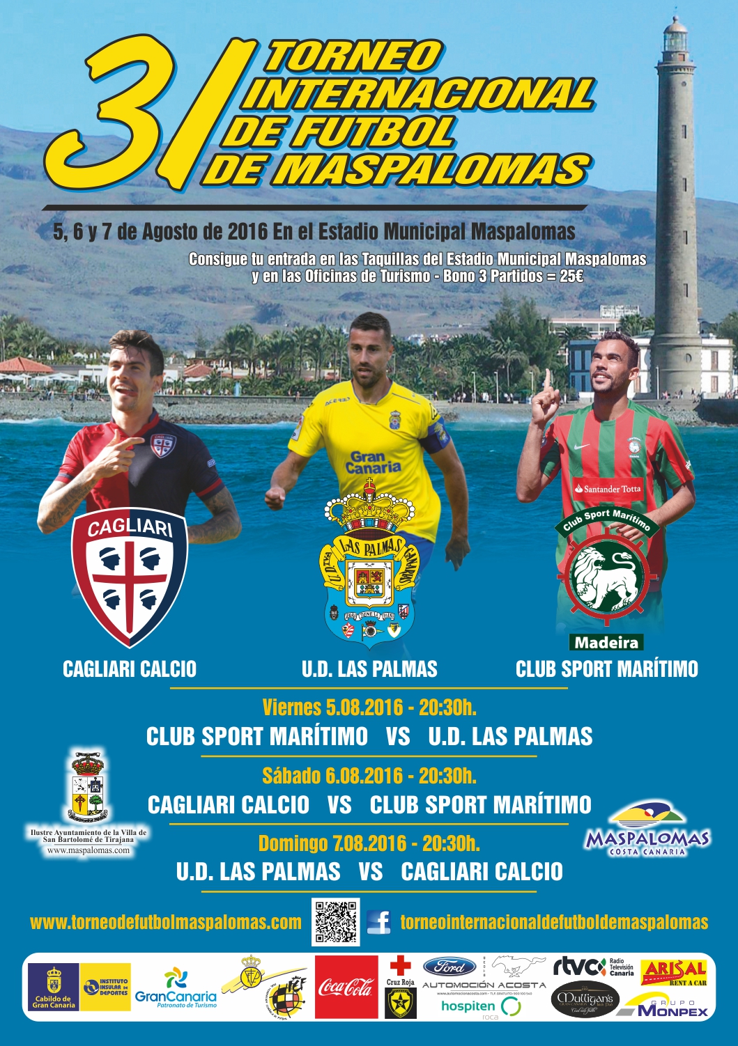 Cartel Torneo Internacional de Futbol Maspalomas 2016