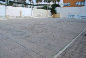 Imagen de la cancha deportiva del CEIP Artemi Semidán (1)