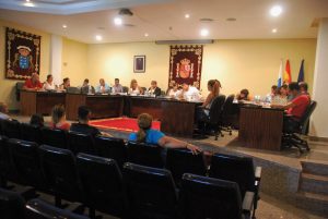 Imagen de la sesión ordinaria del pleno municipal de Mogán3