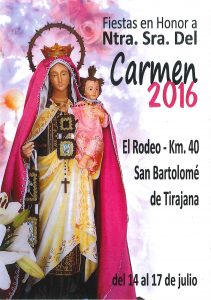 PORTADA FIESTAS DEL CARMEN 2016 - EL RODEO KM 40