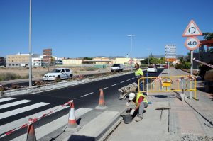 Asfaltado y mejora de paso peatonal en El Tablero