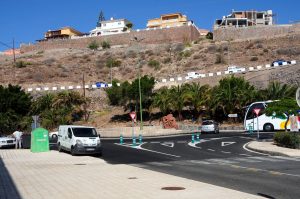 FUTURO ACCESO ESCALERA CENTRO DE SALUD DE MASPALOMAS  DETRAS ROTONDA