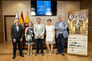 las Palmas de Gran Canaria, 08 Agosto 2016. El presidente en funciones del Cabildo GC, Ángel Victor Torres en la presentación de las fiestas de la Cuevita, Artenara.