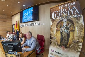 las Palmas de Gran Canaria, 08 Agosto 2016. El presidente en funciones del Cabildo GC, Ángel Victor Torres en la presentación de las fiestas de la Cuevita, Artenara.