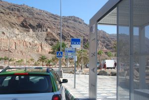 Parada de taxi en Taurito, Mogán