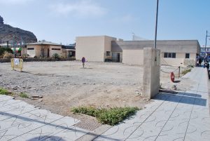 Parcela donde se ubicará el futuro Consultorio Local en Playa de Mogán