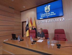 Las Palmas de Gran Canaria. 20/07/16. La consejera de Igualdad del Cabildo de Gran Canaria, María Nebot, presento hoy e rueda de prensa el I Foro por la Igualdad de Gran Canaria, que organiza el Cabildo con la participación de colectivos, organizaciones y agentes sociales implicados en la igualdad de género y LGTBI.