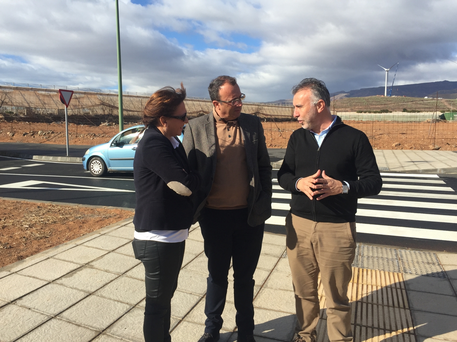 VISITA VICEPRESIDENTE ANGEL VICTOR TORRES ALCALDESA OBRAS 