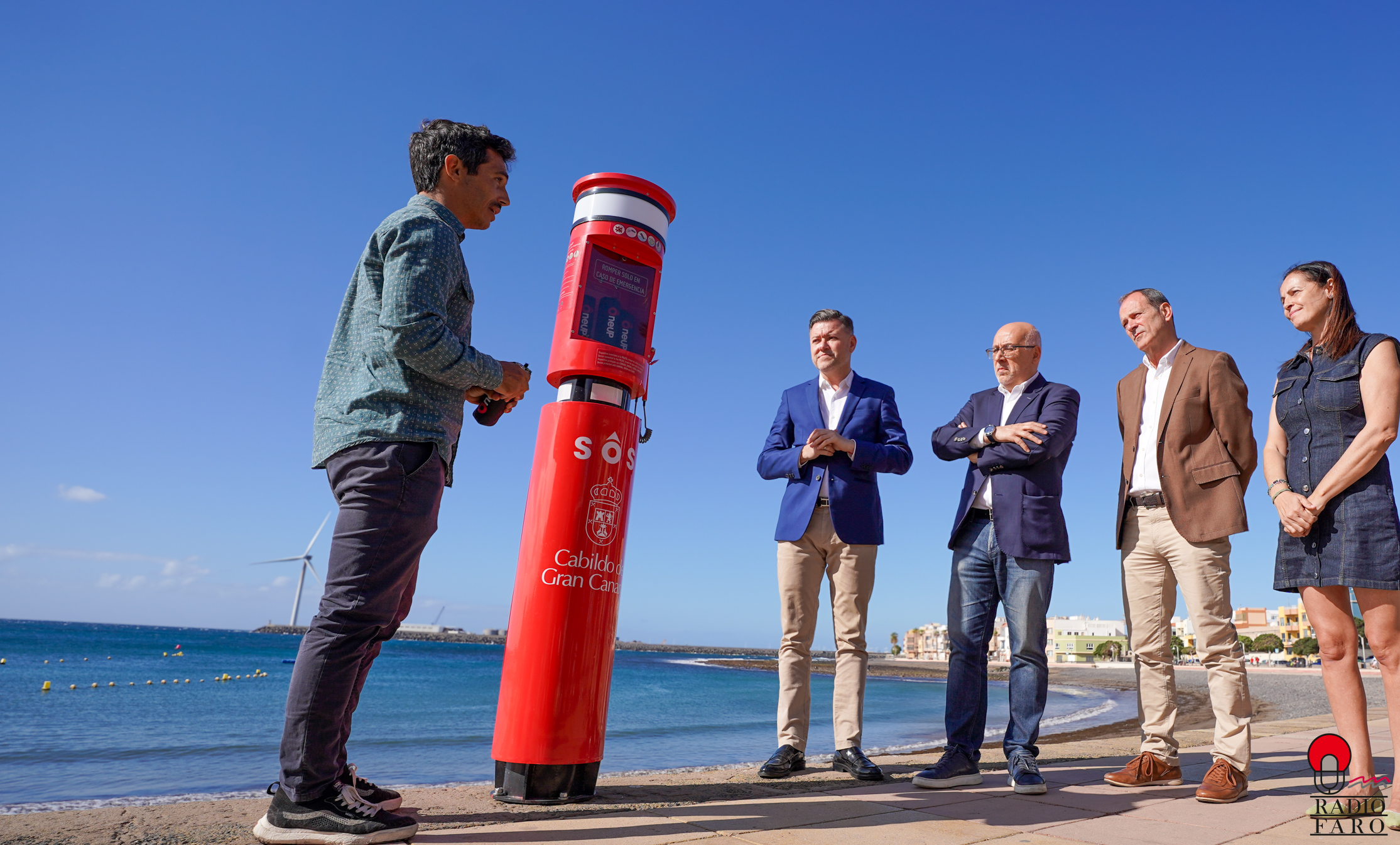 Arinaga se convierte en una de las 19 playas de Gran Canaria en contar con  un tótem salvavidas - Digital Faro Canarias