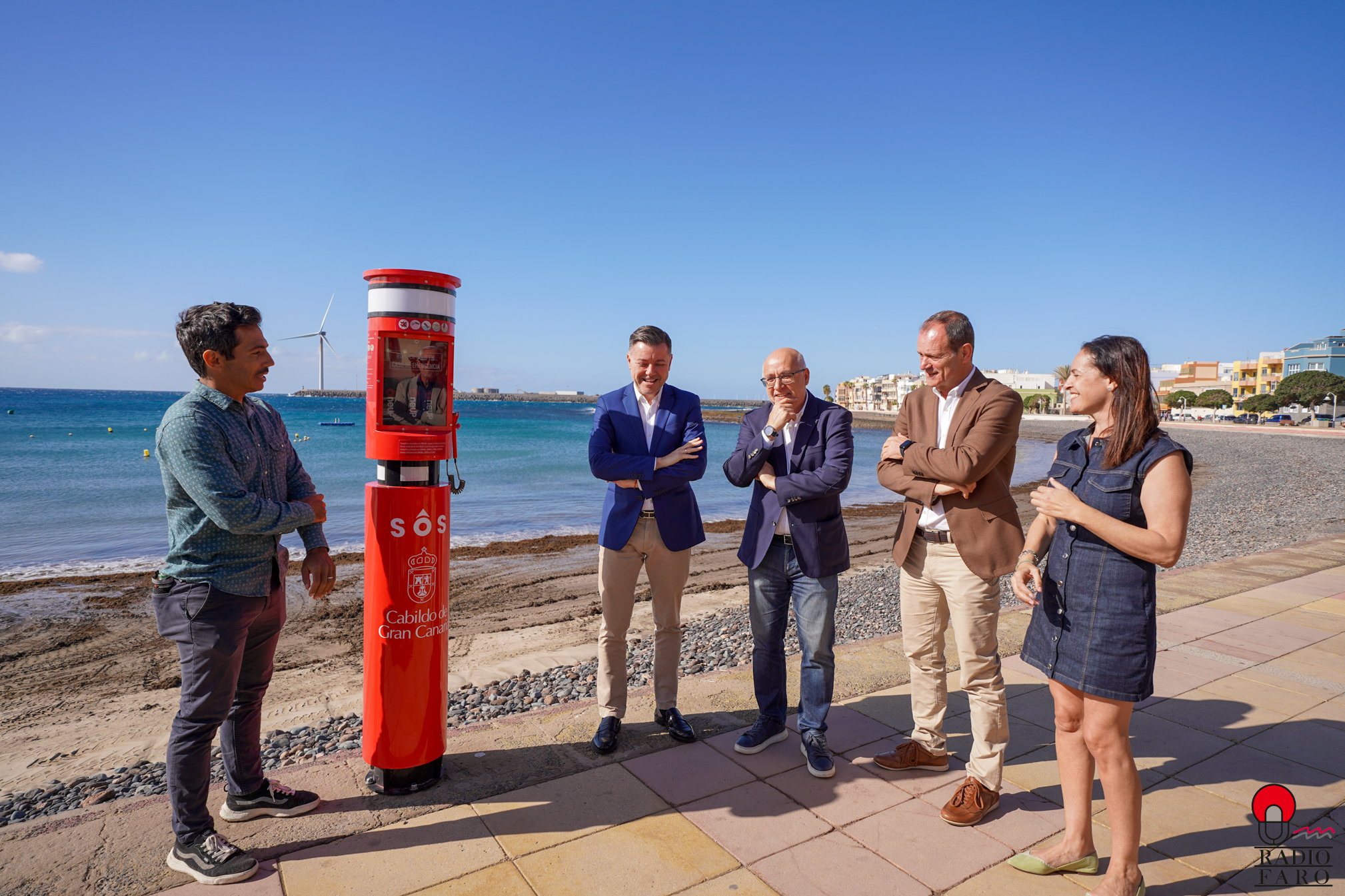 Arinaga se convierte en una de las 19 playas de Gran Canaria en contar con  un tótem salvavidas - Digital Faro Canarias